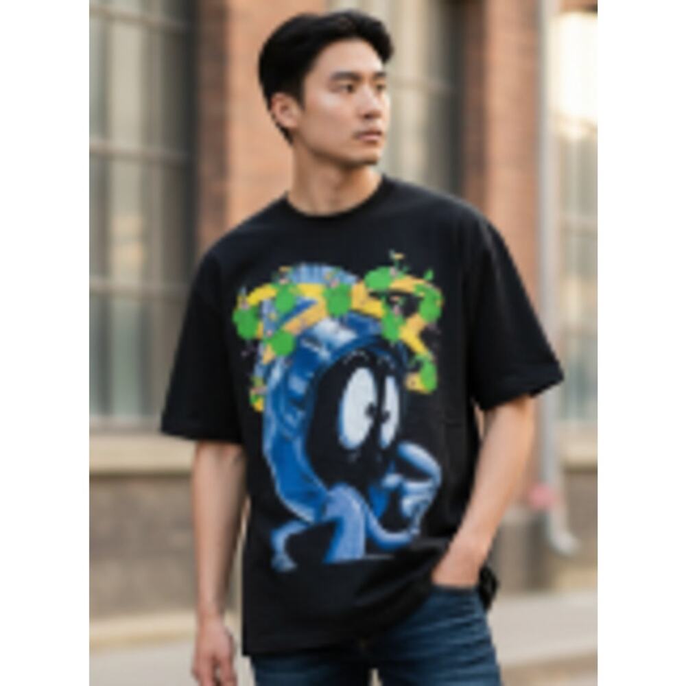 Vintage 1996 Marvin the Martian Instant Martian Tee Sun Sports Large Looney Toon